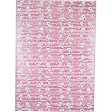 Prancing Pink Poodles Rinky Dink Poster Decoupage or Gift Wrap Paper 20 by 28"