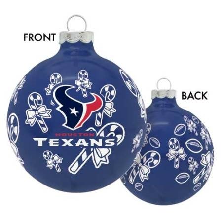 Houston Texans NFL Traditional Round Ornament