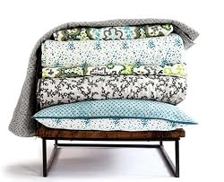 Plover Organics Gray Calico Sheet Set (King)