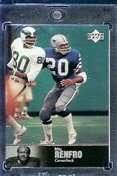 1997 Upper Deck Legends # 56 Mel Renfro Dallas Cowboys Football Card - Mint Condition - Shipped In Protective ScrewDown Case!