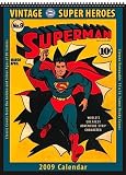Vintage DC Comics Super Heroes 2009 Calendar