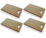 SET: 4x Tropic Board - Stripes - S - 34x20x2,0 cm