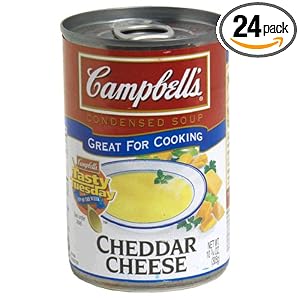 Campbell's R&W Cheddar Cheese, 10.75-Ounce (Pack of 24). by Campbell's