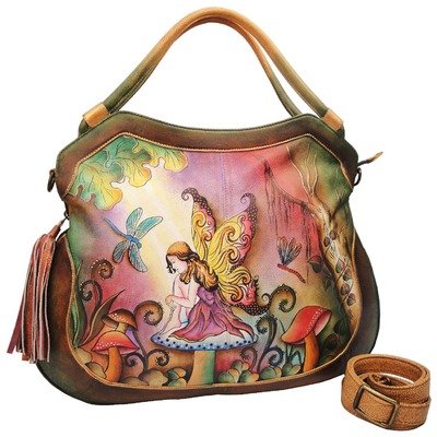Anuschka Large Convertible & Expandable Shopper - Enchanted Fairy (Enchanted