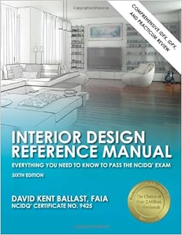 Interior Design Reference Manual: Everything You Need to Know to Pass