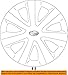 Subaru Genuine 28811FJ000 Wheel Cap Assembly - Full, 1 Pack
