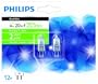 Philips 925645117111 EcoHalo Capsule G4 14 W CL 2BL ampoule � Economie d'�nergie 12V