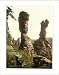 Hercules Pillar Bad Schweizermuhle Saxony Germany, c. 1890s, (L) Library Image