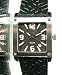 Harley Davidson Men's Leather Strap Square Watch 76B145