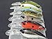 6 Hard Baits Fishing Lures in One Tackle Box Deep Water Crankbait For Bass Fishing C55KB