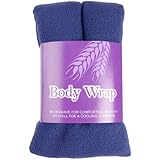 Navy Microwavable Wheat & Lavender Filled Heat Pad For Soothing Back Neck Period Pain