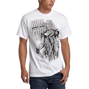 Mad Engine Young Men's No Aqua Iron Man T-Shirt