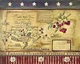 God Bless America Art Poster Print by Kimberly Poloson, 10x8