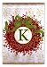Berry Wreath Garden Flag - K