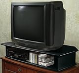 Drayton 2 tier Tv Turntable, FOR 42" TV, BLACK