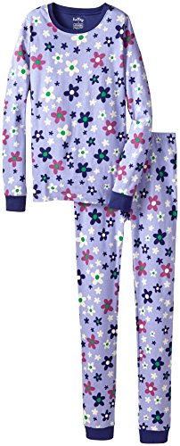 Hatley Little Girls'  Pajama Set - Lilac Flowers