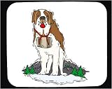 Mouse Pad with dog, rescue, saint, canine, bernard