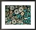 Antique Chinese Coins and Reproductions at a Street Market, Shandong Province, Jinan, China Education Framed Art Poster Print by Bruce Behnke, 22x18