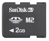 SanDisk 2 GB Memory Stick Micro (M2) w/ Adapter (SDMSM2-2048, Bulk Packaging)