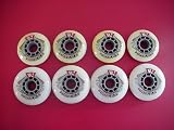 Kryptonics HI-LO In-line Hockey wheels Power Play 72mm & 80mm/78A