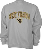 West Virginia Mountaineers Grey Tackle Twill Crewneck Sweatshirt