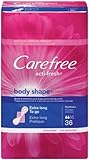Carefree Body Shape Extra Long Unscented, 36-count (Pack of 2)