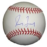 Greg Maddux Autographed Official Major League Baseball W/PROOF, Picture of Greg Signing For Us. Atlana Braves, Chicago Cubs, San Diego Padres, World Series Champion, Gold Glove Winner, Cy Young Award Winner