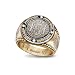 The Historic El Cazador Shipwreck Silver Coin-Inspired Men's Diamond Ring by Bradford Authenticated