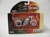 Maisto 1958 Harley Davidson Dou Glide Model/Red and White