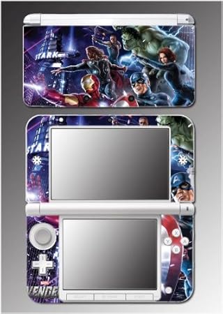 Spider Man Avengers Iron Man Hulk Thor Video Game Vinyl Decal Cover Skin Protector 7 Nintendo 3DS XL
