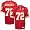 Reebok Kansas City Chiefs #72 Glenn Dorsey Red NFL Equipment Replica Jersey
