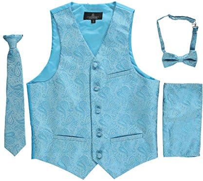 Vittorino Big Boys' 4-Piece Vest & Accessories Set