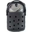Universal Medium Crocs-O-Dial Cell Phone Case- Black