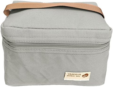 Tgp Thermal Insulated Portable Waterproof Cooler Lunch Box Picnic Carry Tote Bag Grey
