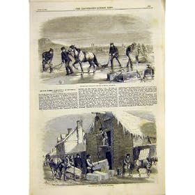 Ice St Lawrence Icehouse Nun'S Montreal Canada 1859