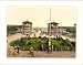 Kurgarten & Landungsbrucke Zoppot East Prussia Germany (Sopot Poland), c. 1890s, (L) Library Image