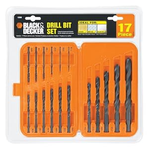 Black and Decker 15569 Drilling Set, 17 Piece by 