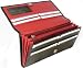 New ladies Visconti Colorado black red two tone soft leather purse wallet cd21