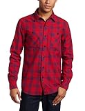 IMAGE OF ambiguous Men's Elvis Button Down Shirts, Red, Small