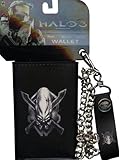 Halo 3 Covenant Black Biker Wallet with Chain