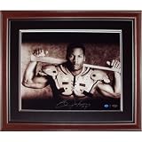 Bo Jackson Autographed/Hand Signed Oakland Raiders / Kansas City Royals (Bat on Shoulders) Deluxe Fr