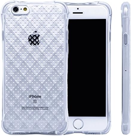 iPhone 6s Case,TycoonYu Air Cushion Bumper Slim Soft Clear Transparent TPU Diamond Shape Protective Phone Case Cover for iPhone6&amp;iPhone6s 4.7"