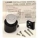 Sugatsune Boat Push Knob Latch PKL-08/CR | Black Chrome 2 x 1 7/8 Inch