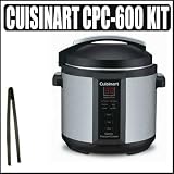 Cuisinart CPC-600 1000-Watt 6-Quart Electric Pressure Cooker (Stainless Steel and Black)