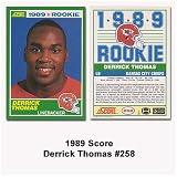 Score Kansas City Chiefs Derrick Thomas 1989 Rookie Card-Size: One Size