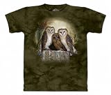 The Mountain Three Owl Moon Short Sleeve Tee T-shirt
