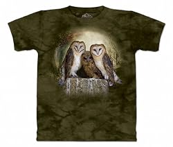 The Mountain Three Owl Moon Short Sleeve Tee T-shirt
