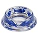 K9 Designer Cat Bowl with Blue Fishbone Insert