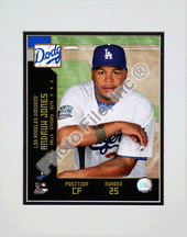 Andruw Jones 2008 Studio Plus Double Matted 8O x 10O Photograph (Unframed)