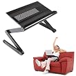 Adjustable Vented Laptop Table Portable Bed Tray Book Stand Tabletop up to 17" Adjustable Vented Laptop Table Portable Bed Tray Book Stand Tabletop up to 17"